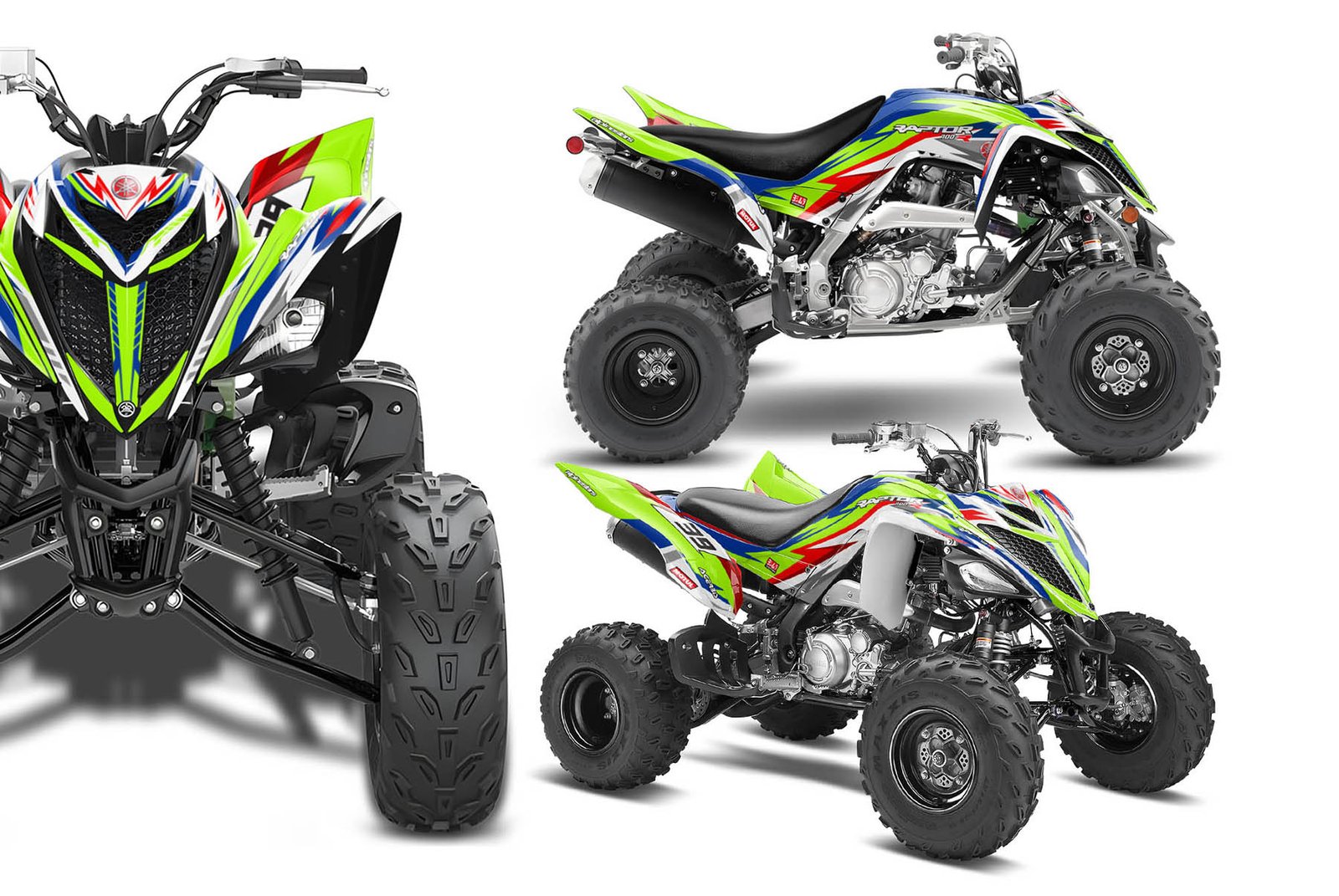 YAMAHA RAPTOR 700 3 VIEW